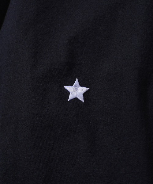 rehacer（レアセル）の「STAND : Star Dot T / スター ドット Tシャツ（Tシャツ/カットソー・メンズ・ブラック/ホワイト/ネイビー/カーキ・SMALL/MEDIUM/LARGE/X-LARGE）」の6枚目の写真