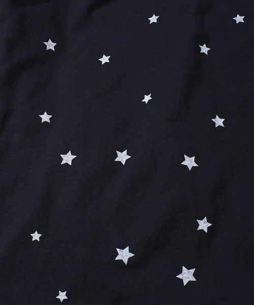 rehacer（レアセル）の「STAND : Star Dot T / スター ドット Tシャツ（Tシャツ/カットソー・メンズ・ブラック/ホワイト/ネイビー/カーキ・SMALL/MEDIUM/LARGE/X-LARGE）」の9枚目の写真