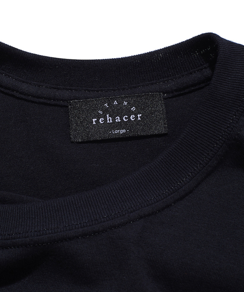 rehacer（レアセル）の「STAND : Star Dot T / スター ドット Tシャツ（Tシャツ/カットソー・メンズ・ブラック/ホワイト/ネイビー/カーキ・SMALL/MEDIUM/LARGE/X-LARGE）」の8枚目の写真