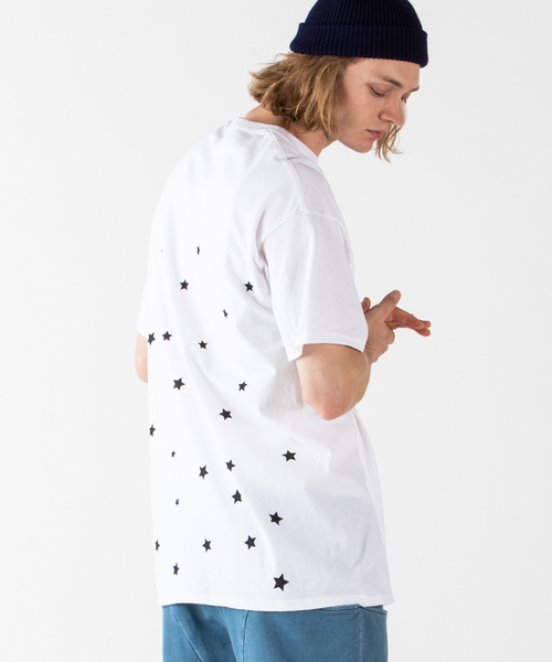 rehacer（レアセル）の「STAND : Star Dot T / スター ドット Tシャツ（Tシャツ/カットソー・メンズ・ブラック/ホワイト/ネイビー/カーキ・SMALL/MEDIUM/LARGE/X-LARGE）」の15枚目の写真