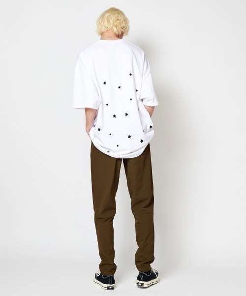 rehacer（レアセル）の「STAND : Star Dot T / スター ドット Tシャツ（Tシャツ/カットソー・メンズ・ブラック/ホワイト/ネイビー/カーキ・SMALL/MEDIUM/LARGE/X-LARGE）」の16枚目の写真