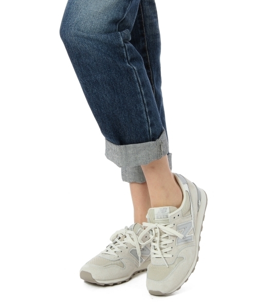 BEAUTY&YOUTH UNITED ARROWS(ビューティーアンドユースユナイテッドアローズ)の「BYBC new balance WR996 スニーカー/ベージュ・ネイビー §§(スニーカー・レディース・ネイビー/ベージュ・24.5cm/24cm/25cm/23.5cm/23cm)」の7枚目の写真