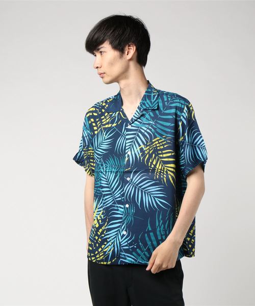 Hub&Spoke（ハブアンドスポーク）の「アロハシャツ（シャツ/ブラウス・メンズ・ブラック/ネイビー/イエロー・LARGE/MEDIUM/X-LARGE）」の6枚目の写真