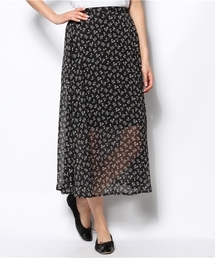 Kastane | 【Kastane】花柄マキシシフォンスカート(スカート)