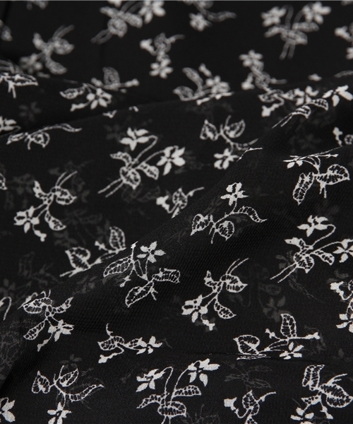 Kastane（カスタネ）の「【Kastane】花柄マキシシフォンスカート（スカート・レディース・ホワイト/オレンジ/ブラック・FREE）」の9枚目の写真