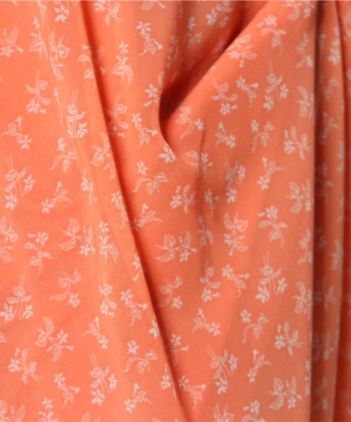 Kastane（カスタネ）の「【Kastane】花柄マキシシフォンスカート（スカート・レディース・ホワイト/オレンジ/ブラック・FREE）」の10枚目の写真