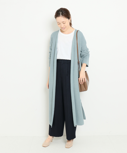 SLOBE IENA（スローブイエナ）の「ワイドパンツ（その他パンツ・レディース・イエロー/パープル/ネイビー・マルチサイズ）」の20枚目の写真