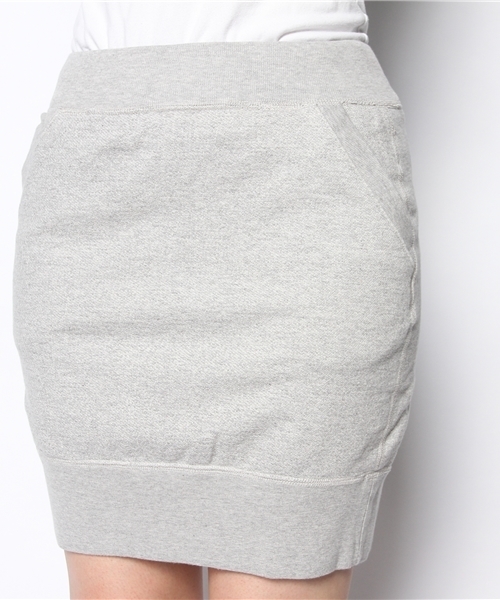 URBAN RESEARCH DOORS WOMENS（アーバンリサーチ ドアーズ ウィメンズ）の「DOORS スウェットミニスカート（スカート・レディース・アイボリー/グレー・ONE）」の3枚目の写真