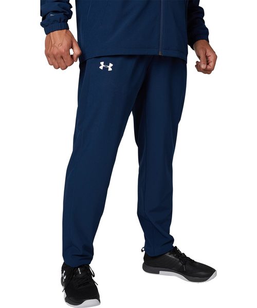 UNDER ARMOUR（アンダーアーマー）の「メンズトレーニングロングパンツ / メッシュ ライン ウーブン パンツ（その他パンツ・メンズ・ホワイト/ブラック/ネイビー/カリビアンブルー・SM/XL/LG/MD/XXL）」の4枚目の写真