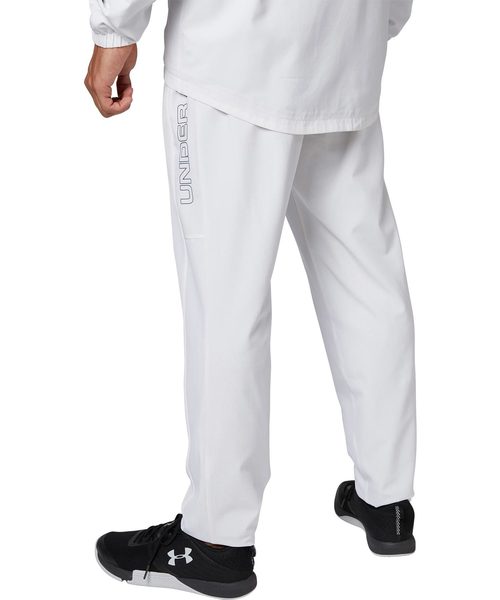 UNDER ARMOUR（アンダーアーマー）の「メンズトレーニングロングパンツ / メッシュ ライン ウーブン パンツ（その他パンツ・メンズ・ホワイト/ブラック/ネイビー/カリビアンブルー・SM/XL/LG/MD/XXL）」の5枚目の写真