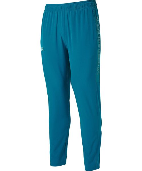 UNDER ARMOUR（アンダーアーマー）の「メンズトレーニングロングパンツ / メッシュ ライン ウーブン パンツ（その他パンツ・メンズ・ホワイト/ブラック/ネイビー/カリビアンブルー・SM/XL/LG/MD/XXL）」の14枚目の写真