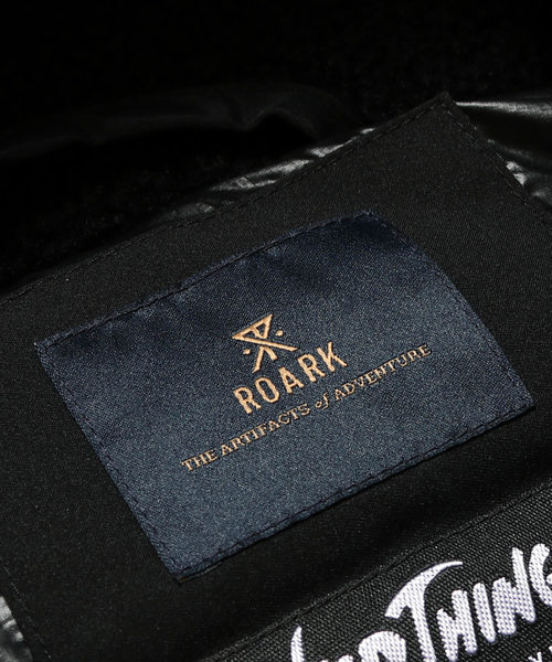 WILD THINGS(ワイルドシングス)の「ROARK×WILDTHINGS HAPPY JACKET ダウンパーカー(ダウンジャケット/コート・メンズ・カーキ/ブラック/ベージュ・XL/M/L)」の4枚目の写真