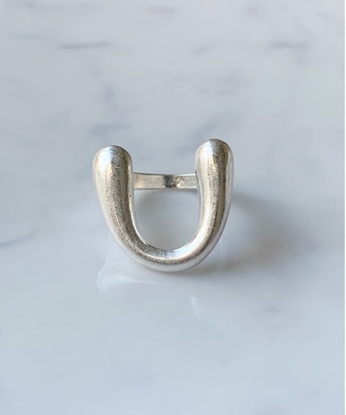 Port（ポート）の「ホースシュー マット リング_（リング・レディース・シルバー/ゴールド・15号）」の3枚目の写真