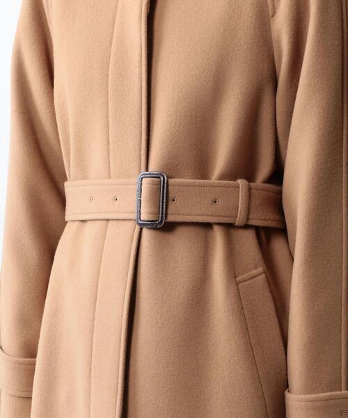 Steven Alan（スティーブンアラン）の「＜Steven Alan＞MELTON LONG SOUTIEN COLLAR COAT/コート（ステンカラーコート・レディース・ダークグレー/ベージュ・MEDIUM/SMALL）」の15枚目の写真