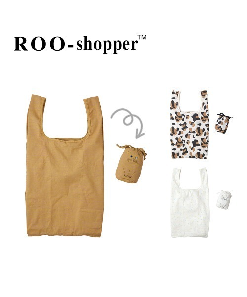 ROOTOTE（ルートート）の「ルートート/EU.ルーショッパー.ポータブルNeco（エコバッグ/サブバッグ・レディース・ベージュ系その他/ホワイト系その他2/イエロー系その他3・FREE）」の12枚目の写真