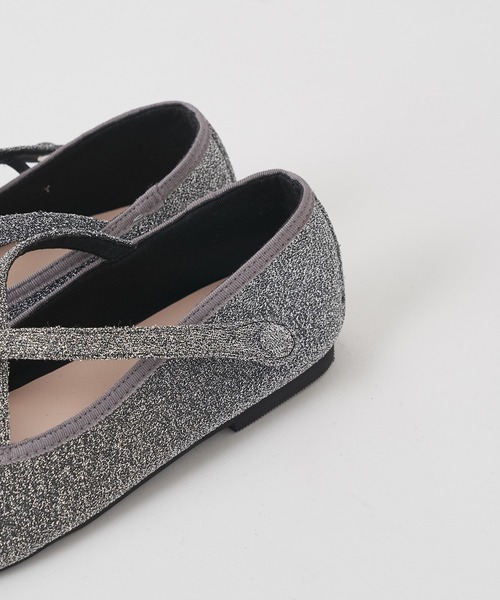 one after another NICE CLAUP（ワンアフターアナザーナイスクラップ）の「カンフーシューズ（バレエシューズ・レディース・ピンク/シルバー/ゴールド・S/M/L）」の8枚目の写真