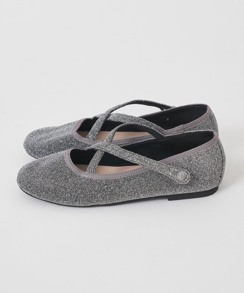 one after another NICE CLAUP（ワンアフターアナザーナイスクラップ）の「カンフーシューズ（バレエシューズ・レディース・ピンク/シルバー/ゴールド・S/M/L）」の7枚目の写真