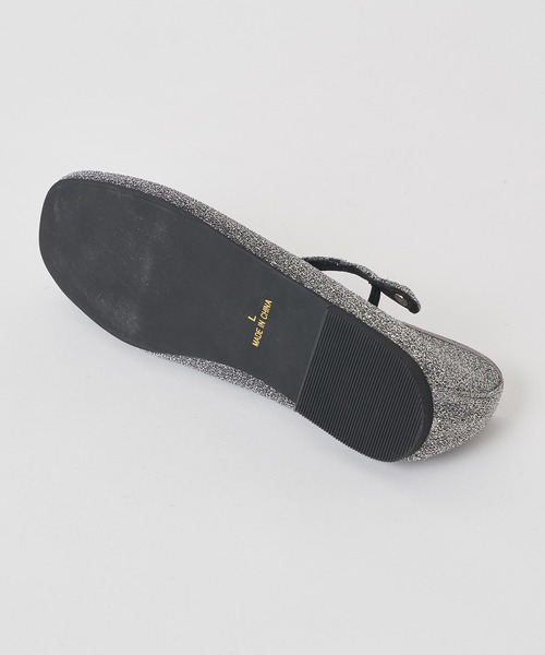 one after another NICE CLAUP（ワンアフターアナザーナイスクラップ）の「カンフーシューズ（バレエシューズ・レディース・ピンク/シルバー/ゴールド・S/M/L）」の4枚目の写真