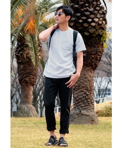 EVOLUTION(エボリューション)の「大人の男が着る上質なTシャツ ヘビーウエイト(Tシャツ/カットソー・メンズ・オフホワイト/ライトグレー/ネイビー・MEDIUM/LARGE/X-LARGE/XX-LARGE)」の5枚目の写真