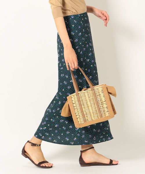 SHIPS any（シップス エニィ）の「SHIPS any:スクエアかごバッグ◇（かごバッグ・レディース・ブラック/キャメル・ONE SIZE）」の10枚目の写真