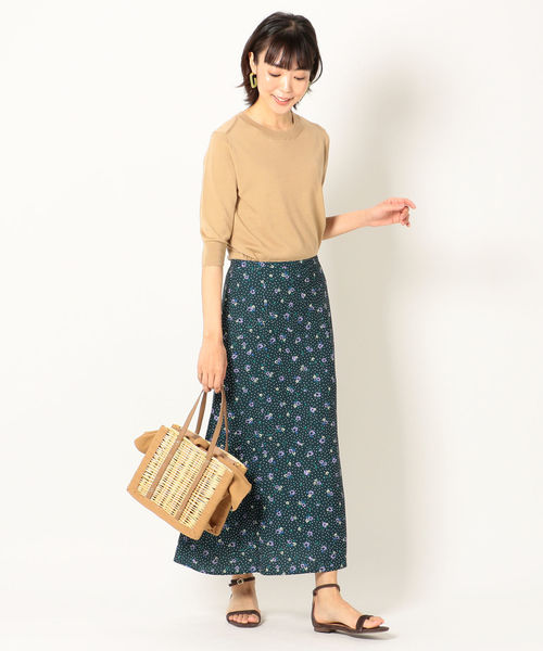 SHIPS any（シップス エニィ）の「SHIPS any:スクエアかごバッグ◇（かごバッグ・レディース・ブラック/キャメル・ONE SIZE）」の12枚目の写真