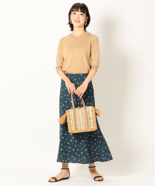 SHIPS any（シップス エニィ）の「SHIPS any:スクエアかごバッグ◇（かごバッグ・レディース・ブラック/キャメル・ONE SIZE）」の13枚目の写真