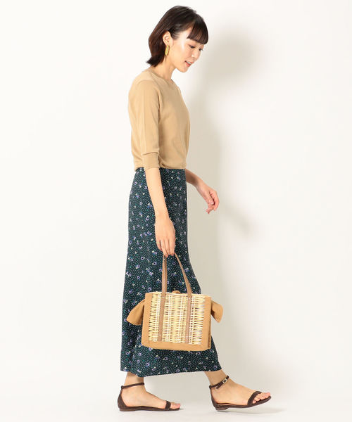 SHIPS any（シップス エニィ）の「SHIPS any:スクエアかごバッグ◇（かごバッグ・レディース・ブラック/キャメル・ONE SIZE）」の14枚目の写真