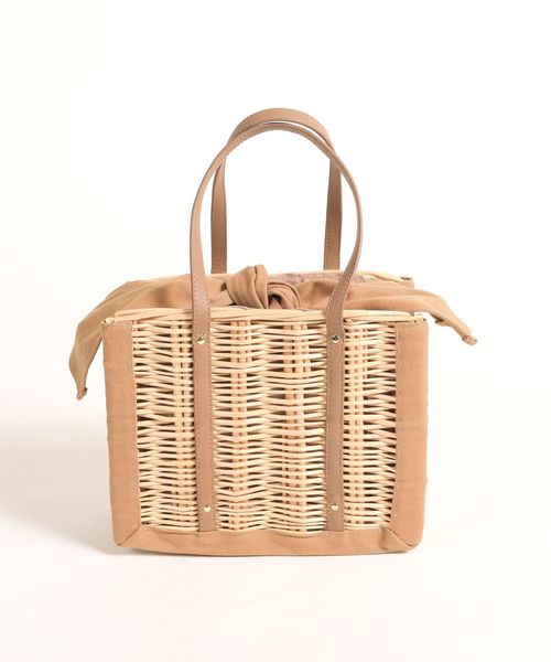 SHIPS any（シップス エニィ）の「SHIPS any:スクエアかごバッグ◇（かごバッグ・レディース・ブラック/キャメル・ONE SIZE）」の18枚目の写真