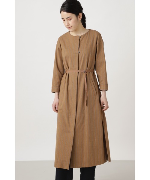 セール 綿麻シャンブレーワンピース シャツワンピース Human Woman ヒューマンウーマン のファッション通販 Zozotown