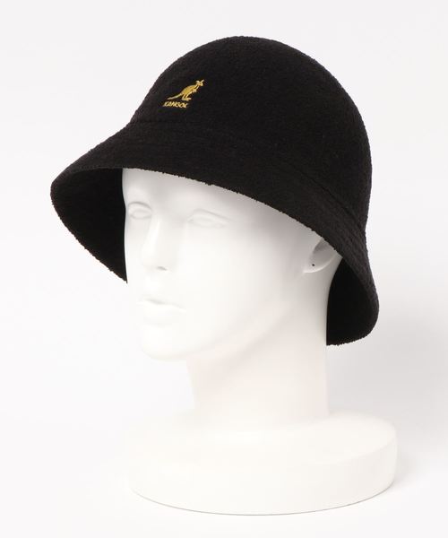 KANGOL（カンゴール）の「KANGOL バミューダカジュアル（ハット・レディース・ホワイト/ブラック/ゴールド・M/L）」の3枚目の写真