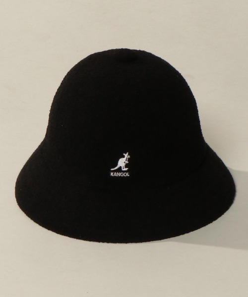 KANGOL（カンゴール）の「KANGOL バミューダカジュアル（ハット・レディース・ホワイト/ブラック/ゴールド・M/L）」の2枚目の写真