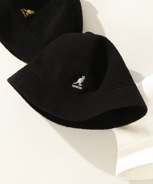 KANGOL（カンゴール）の「KANGOL バミューダカジュアル（ハット・レディース・ホワイト/ブラック/ゴールド・M/L）」の8枚目の写真