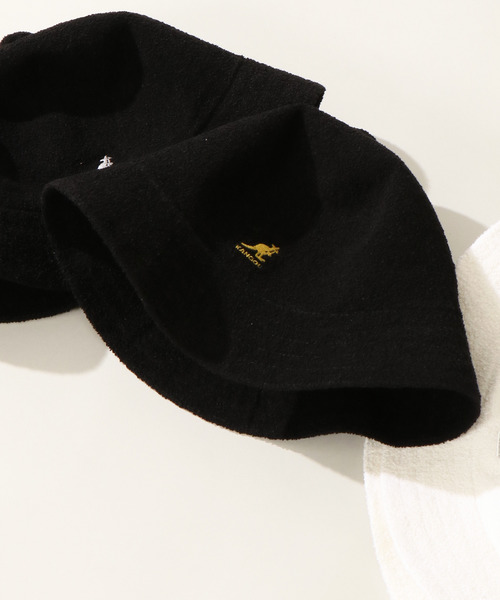 KANGOL（カンゴール）の「KANGOL バミューダカジュアル（ハット・レディース・ホワイト/ブラック/ゴールド・M/L）」の9枚目の写真