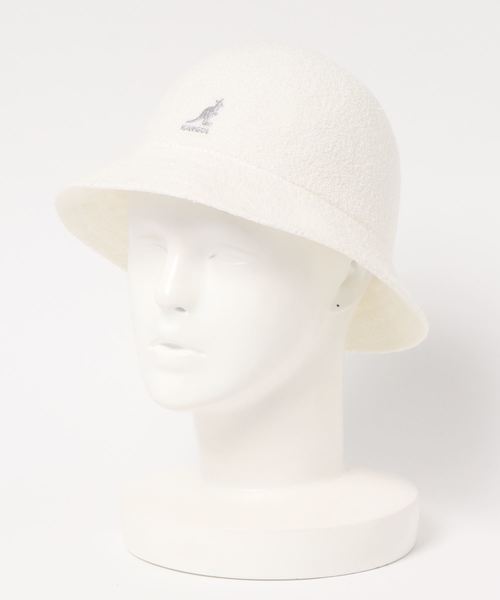KANGOL（カンゴール）の「KANGOL バミューダカジュアル（ハット・レディース・ホワイト/ブラック/ゴールド・M/L）」の5枚目の写真