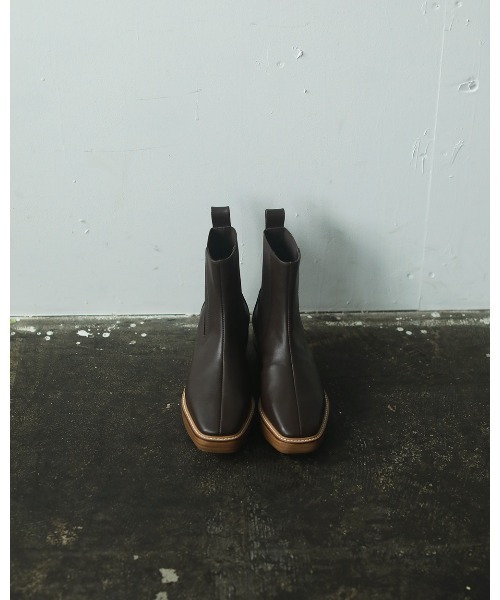 TODAYFUL（トゥデイフル）の「プラットフォームレザーブーツ（ブーツ