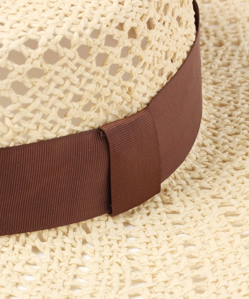 BAYFLOW(ベイフロー)の「スカシカンカンハット(ハット・レディース・ブラウン/ナチュラル・FREE)」の15枚目の写真