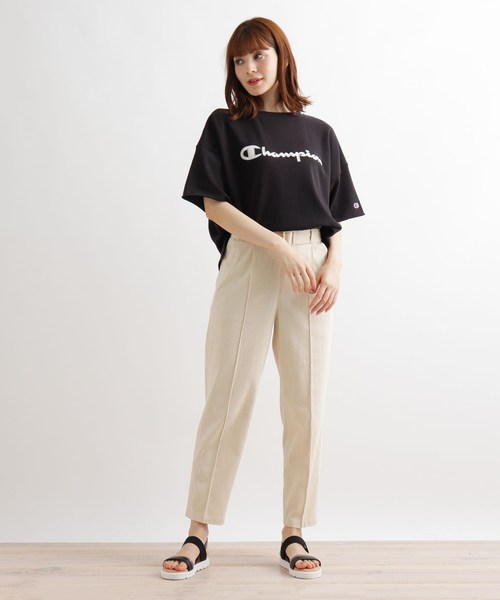Champion(チャンピオン)の「【champion】クルーネックロゴT(Tシャツ/カットソー・レディース・オフホワイト/ブラック・02)」の10枚目の写真