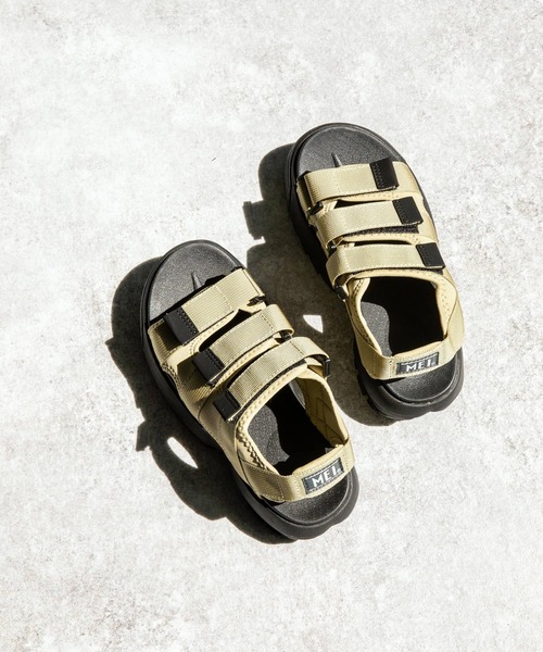 MEI(メイ)の「MEI/メイ RECYCLE TAPE SANDAL スポーツサンダル ベルクロ / スポサン(サンダル・レディース・ベージュ/ネイビー/オリーブ/ブラック・M/L/S)」の3枚目の写真