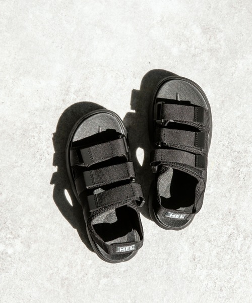 MEI(メイ)の「MEI/メイ RECYCLE TAPE SANDAL スポーツサンダル ベルクロ / スポサン(サンダル・レディース・ベージュ/ネイビー/オリーブ/ブラック・M/L/S)」の2枚目の写真