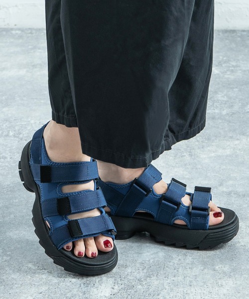 MEI(メイ)の「MEI/メイ RECYCLE TAPE SANDAL スポーツサンダル ベルクロ / スポサン(サンダル・レディース・ベージュ/ネイビー/オリーブ/ブラック・M/L/S)」の19枚目の写真