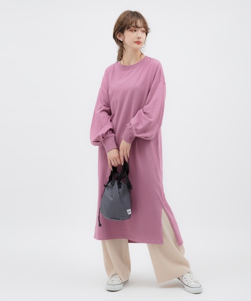 セール オーガニックコットンすきな丈ふわ袖bigt ワンピース ワンピース Earth Music Ecology アースミュージックアンドエコロジー のファッション通販 Zozotown