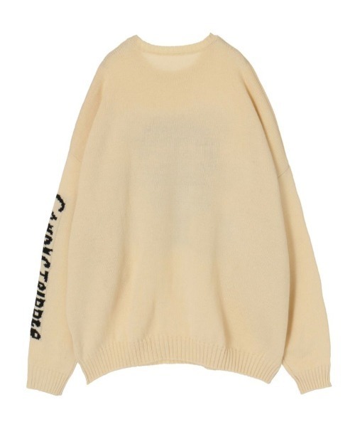 Candy Stripper（キャンディストリッパー）の「STUFFED PEPE ニット（ニット/セーター・レディース・ブラック/ピンク/アイボリー・2）」の10枚目の写真