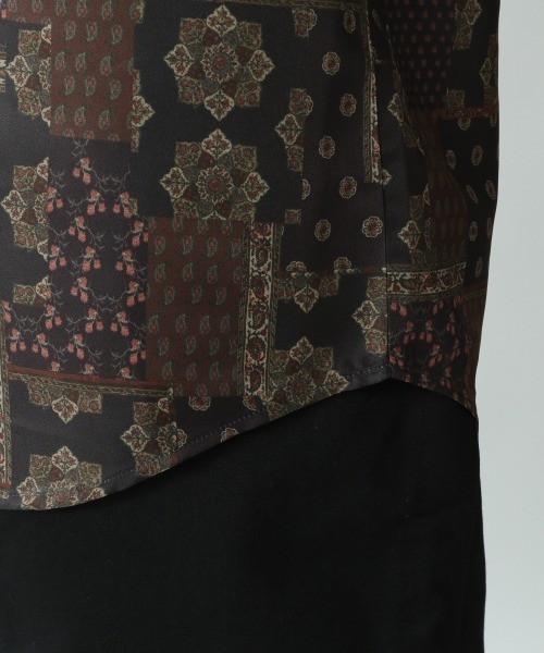 RAGEBLUE（レイジブルー）の「ダマスク柄シャツ/893395（シャツ/ブラウス・メンズ・ネイビー/ダークグレー・FREE）」の10枚目の写真