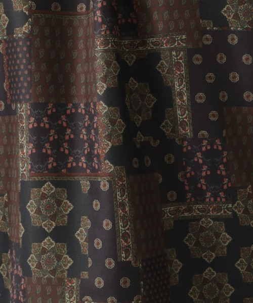 RAGEBLUE（レイジブルー）の「ダマスク柄シャツ/893395（シャツ/ブラウス・メンズ・ネイビー/ダークグレー・FREE）」の4枚目の写真