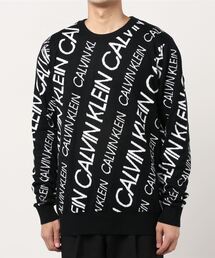 【新品同様】　カルバンクライン　ニット Calvin Klein（カルバン・クライン）の「オールパターン ロゴ