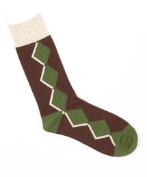 スライドダイヤ柄　ソックス