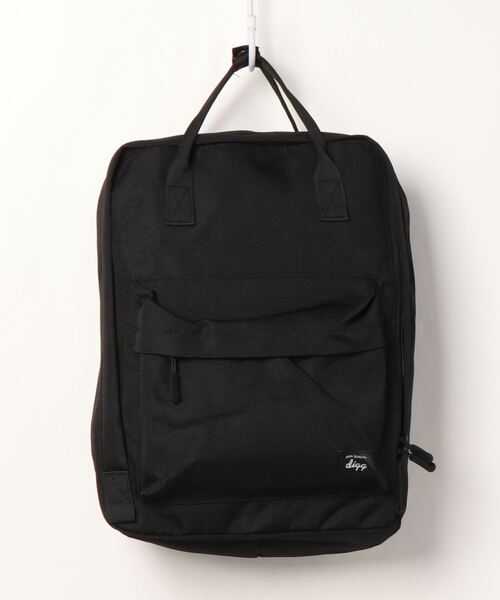 CO(シーオー)の「DIGG / ニューデイパック ( DGN-BG-001 )(バックパック/リュック・メンズ・ブラック/ベージュ/ネイビー・ONESIZE)」の2枚目の写真