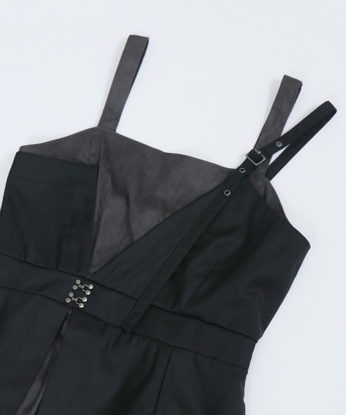 &g'aime（アンジェム）の「【&g'aime】レイヤードライクキャミワンピース（ワンピース・レディース・ブラック/チャコールグレー/ブラウン・FREE）」の12枚目の写真