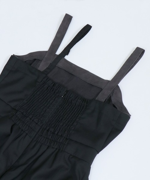 &g'aime（アンジェム）の「【&g'aime】レイヤードライクキャミワンピース（ワンピース・レディース・ブラック/チャコールグレー/ブラウン・FREE）」の20枚目の写真