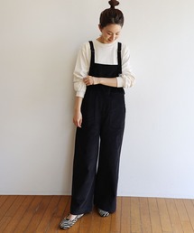 andme（アンドミー）の「コーデュロイベイカーサロペット（サロペット/オーバーオール）」